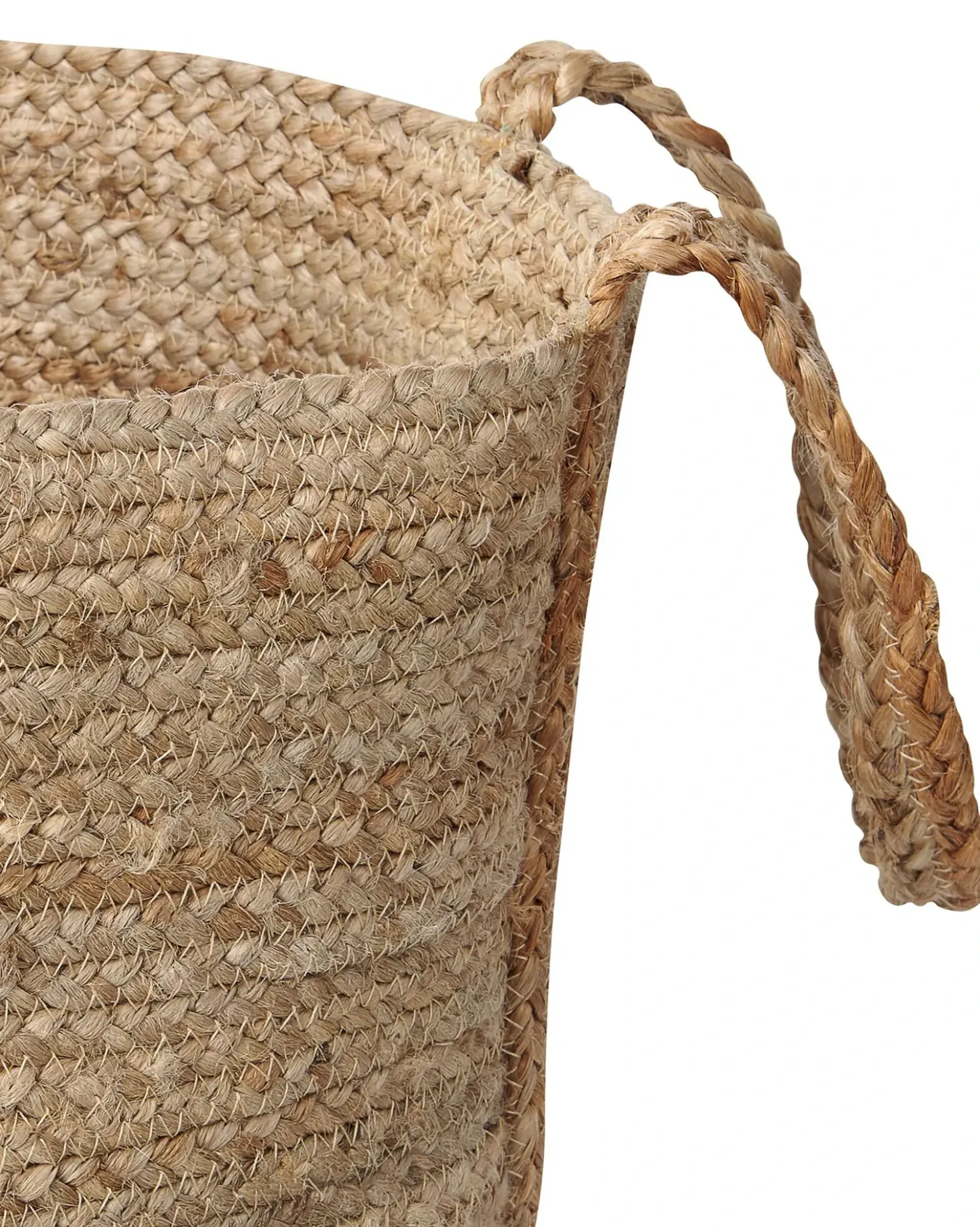 Set di 2 cestini KORNAK Iuta Naturale