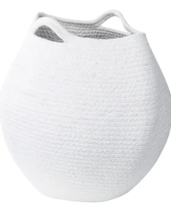 Set di 2 cestini PANJGUR Cotone Bianco