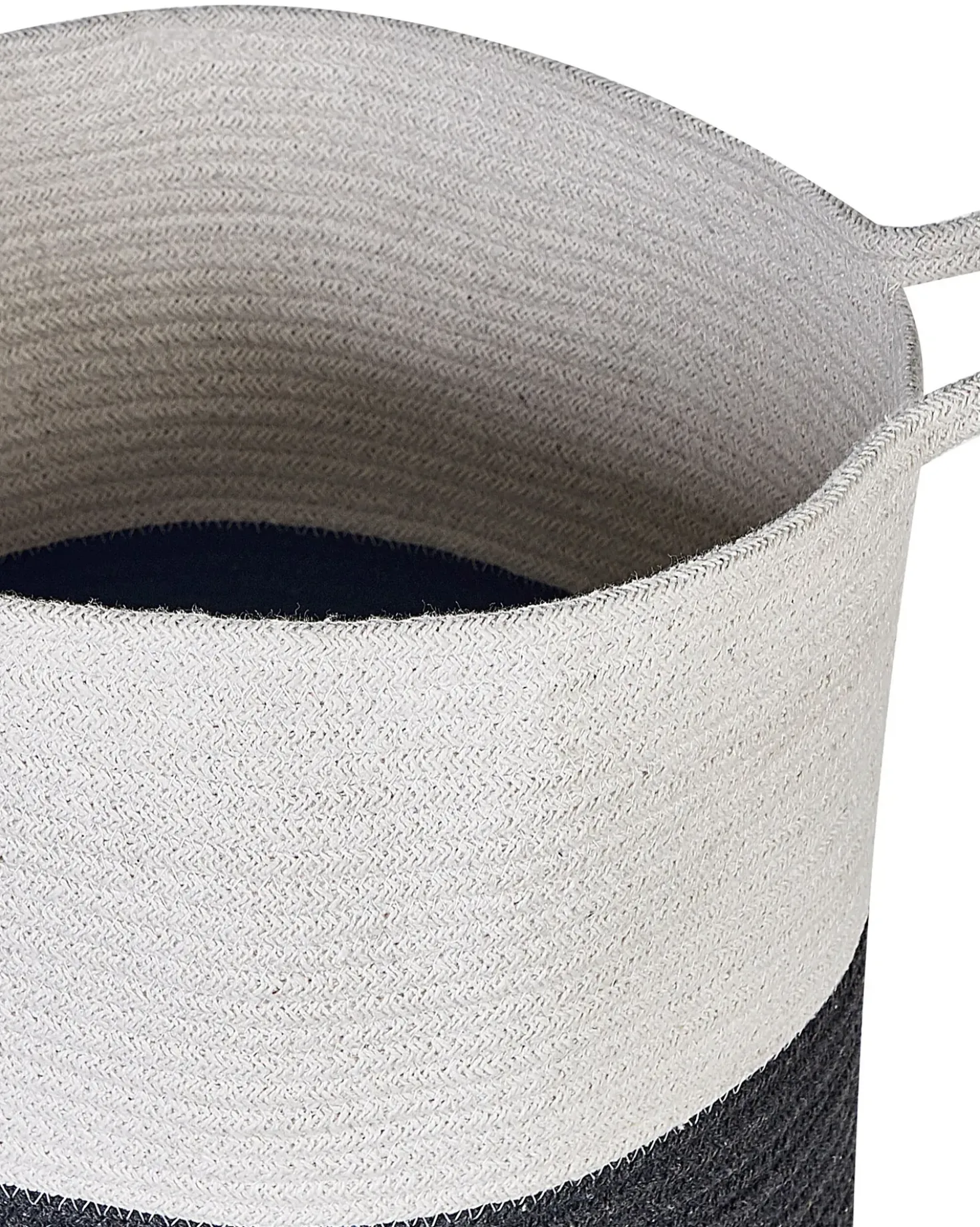 Set di 2 cestini PAZHA Cotone Nero