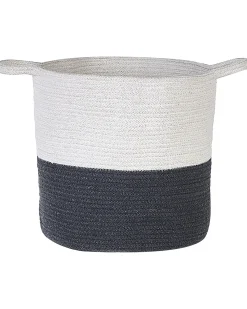 Set di 2 cestini PAZHA Cotone Nero