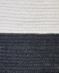 Set di 2 cestini PAZHA Cotone Nero