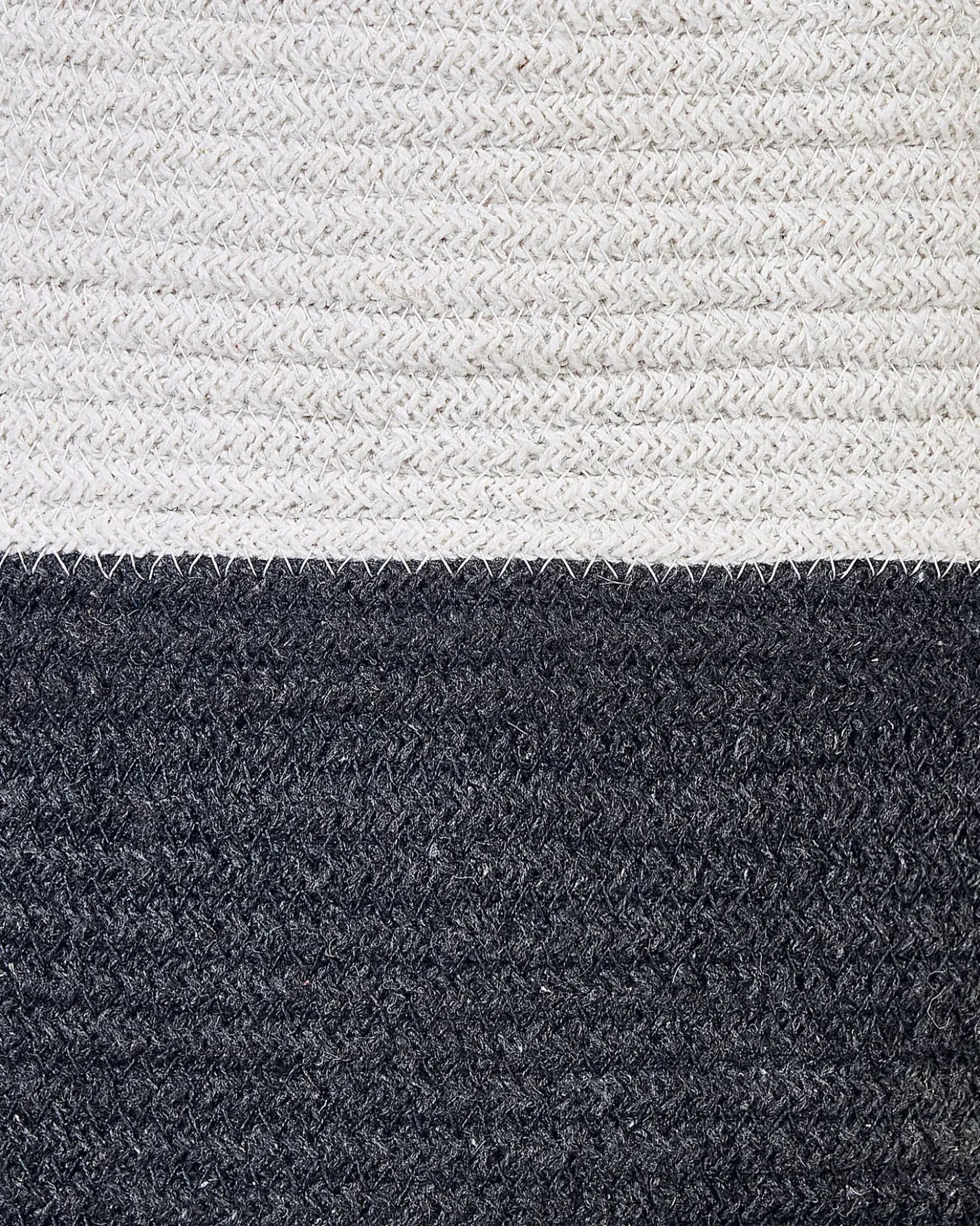 Set di 2 cestini PAZHA Cotone Nero