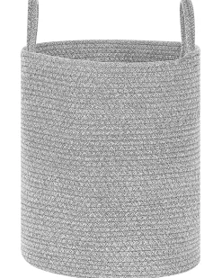 Set di 2 cestini SARYK Cotone Grigio