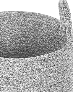 Set di 2 cestini SARYK Cotone Grigio
