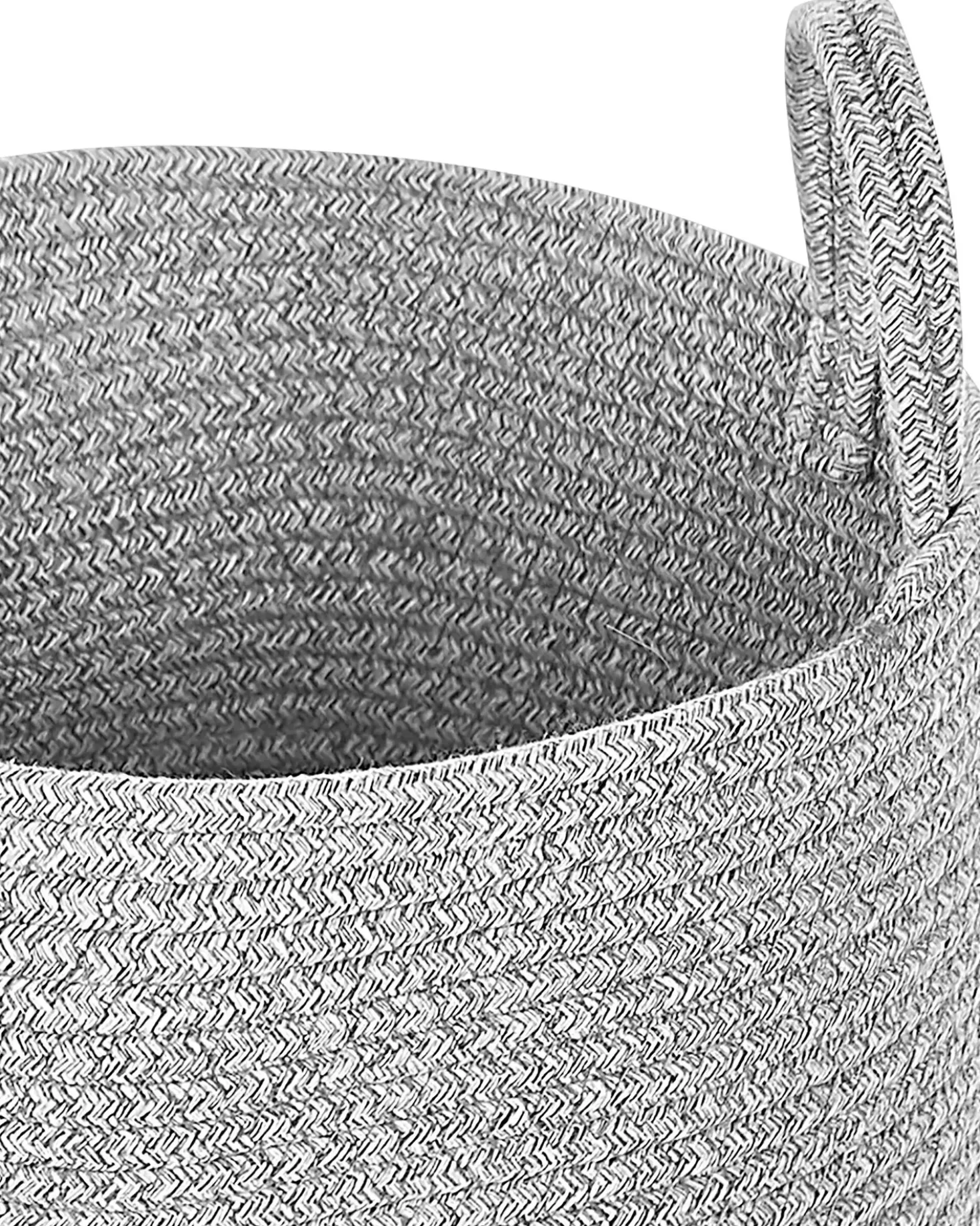 Set di 2 cestini SARYK Cotone Grigio