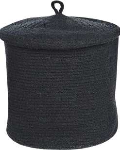 Set di 2 cestini SILOPI Cotone Nero