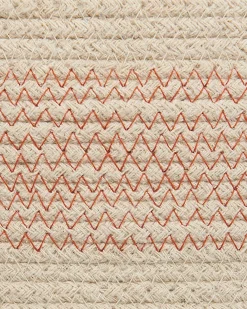 Set di 2 cestini SILOPI Cotone Beige chiaro
