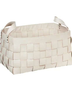 Set di 2 cestini SIPPAR Pelle sintetica Beige