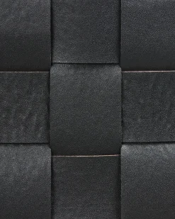 Set di 2 cestini SIPPAR Pelle sintetica Nero
