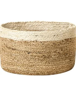 Set di 3 cestini TAJORI Iuta Naturale