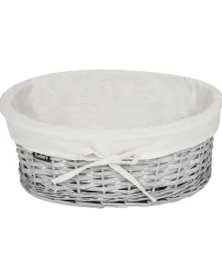 Set di 5 cestini VAKARI Legno di salice Bianco 55/89 L