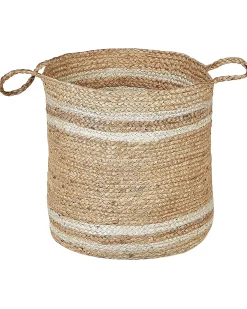 Set di 3 cestini ZHOB Iuta Naturale