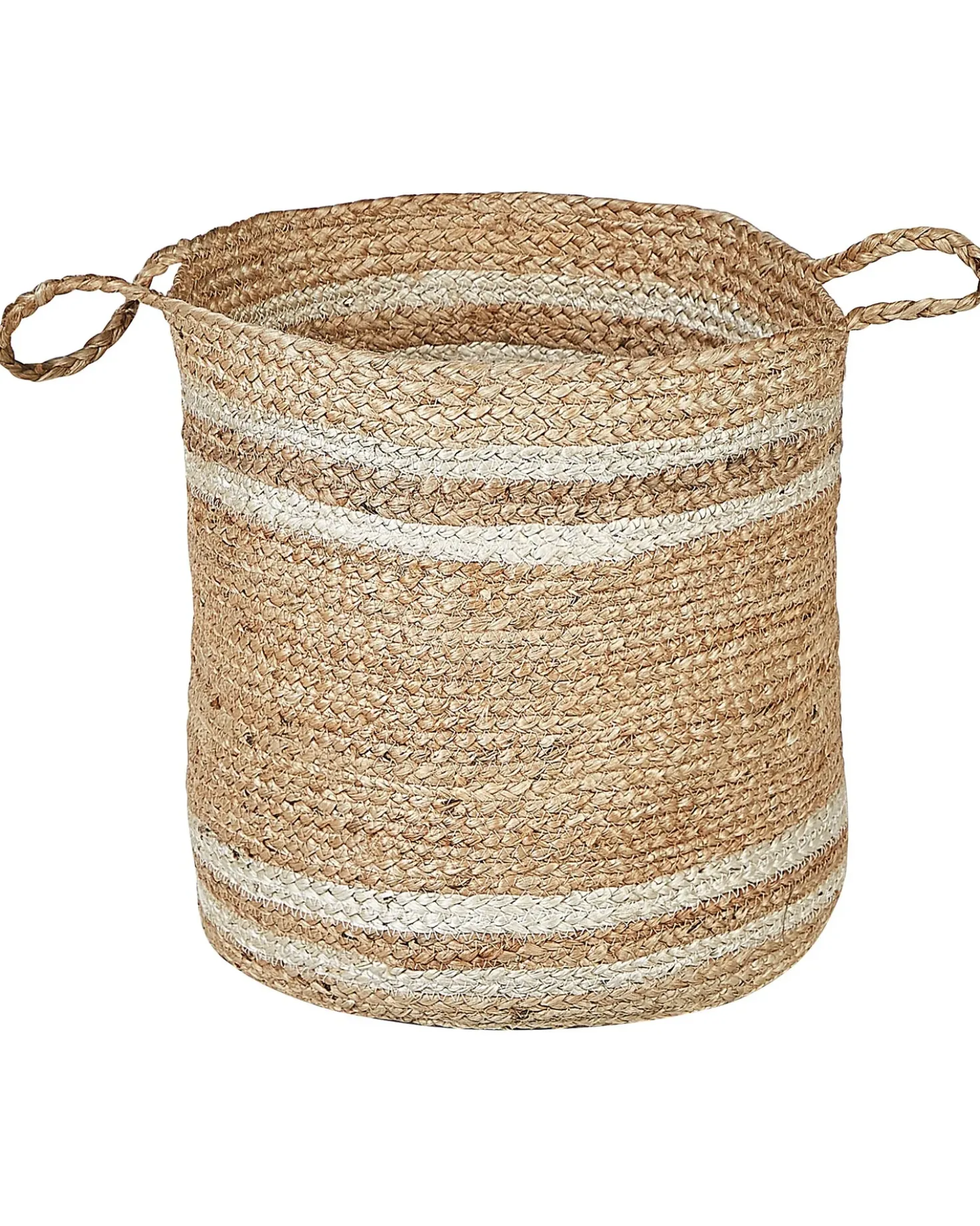 Set di 3 cestini ZHOB Iuta Naturale