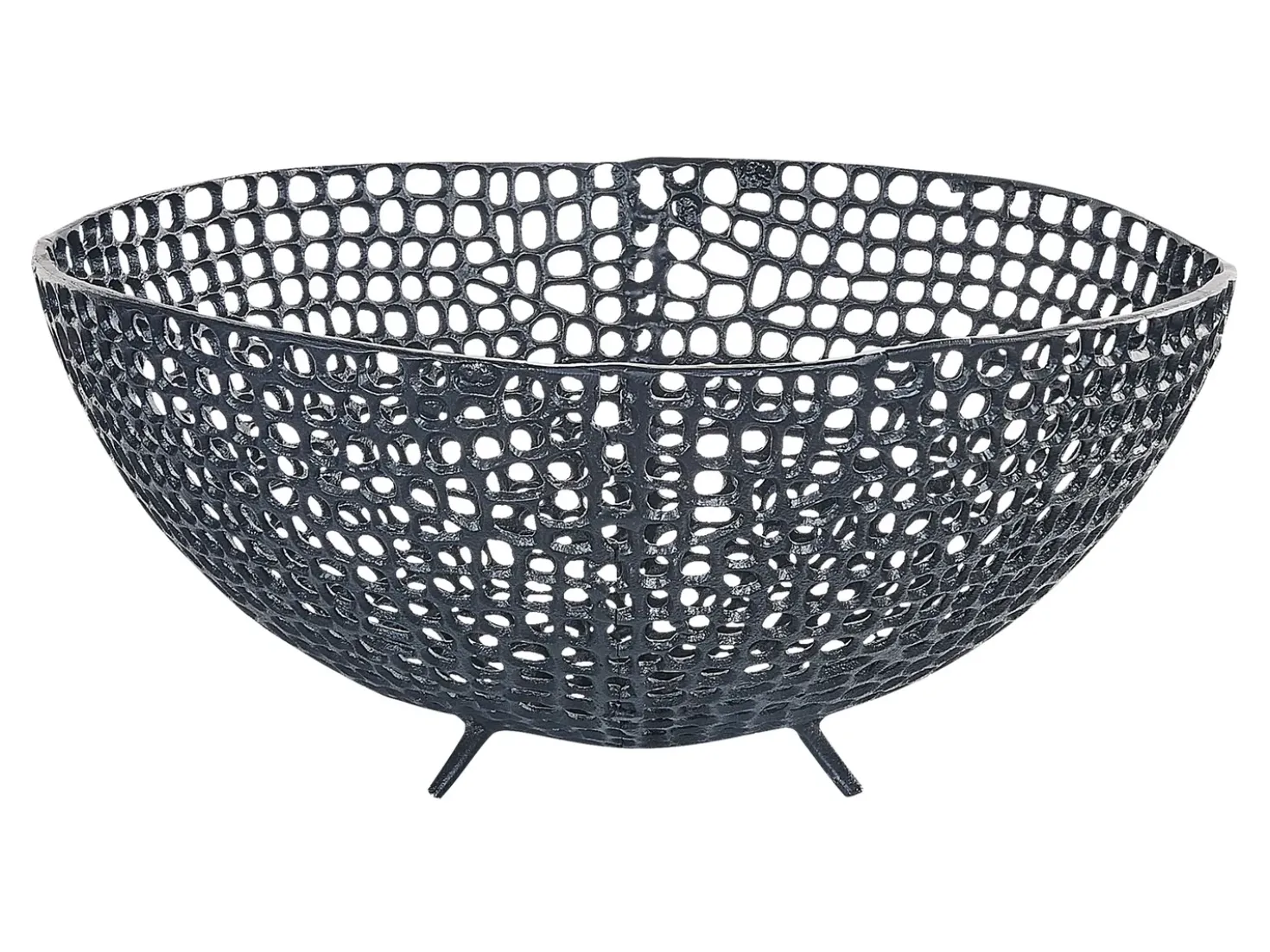 Set di 2 ciotole decorative KRUKUT Metallo Nero