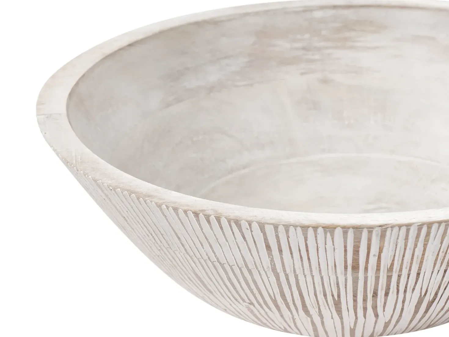 Set di 2 ciotole decorative SIWA Legno di mango Marrone chiaro