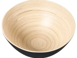 Set di 3 ciotole decorative BONHEUR Bambù Nero