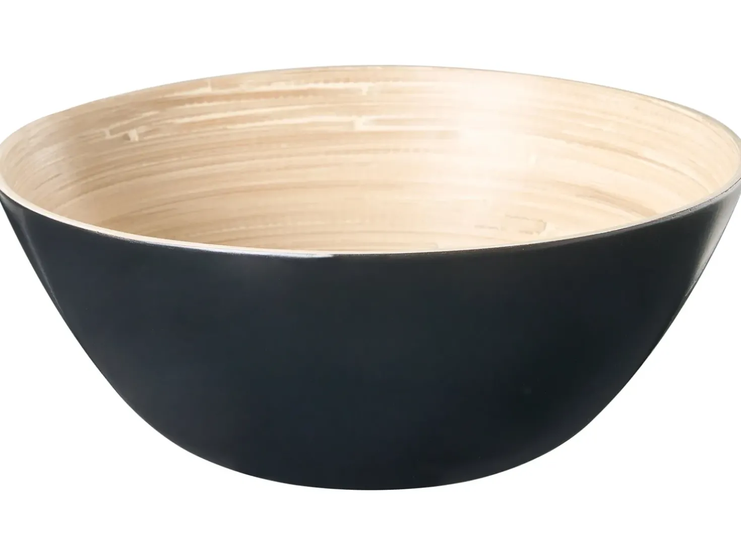 Set di 3 ciotole decorative BONHEUR Bambù Nero