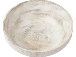 Set di 2 ciotole decorative MINYA Legno di mango Marrone chiaro