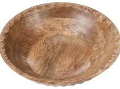 Set di 2 ciotole decorative SOHAG Legno di mango Marrone