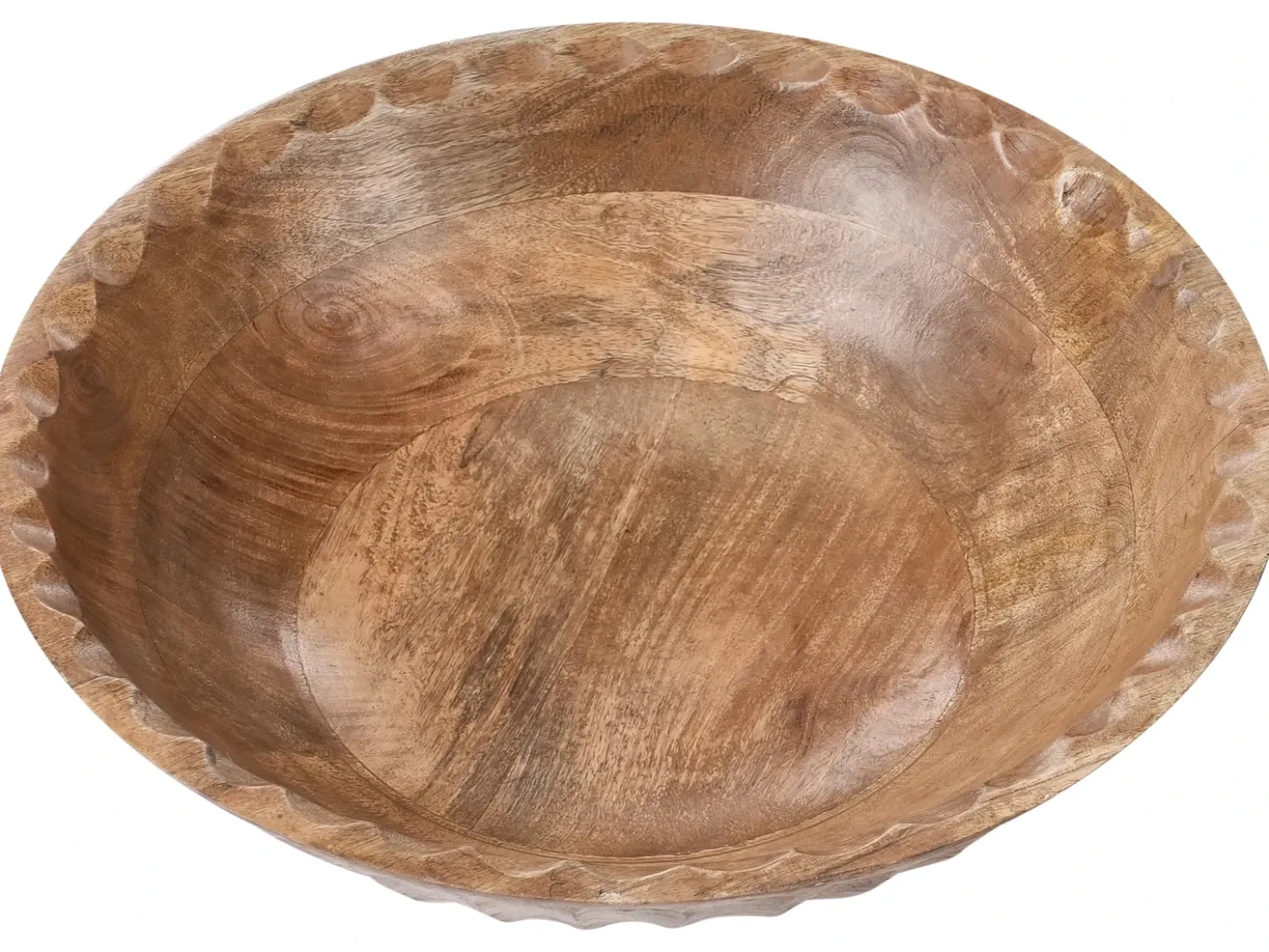 Set di 2 ciotole decorative SOHAG Legno di mango Marrone