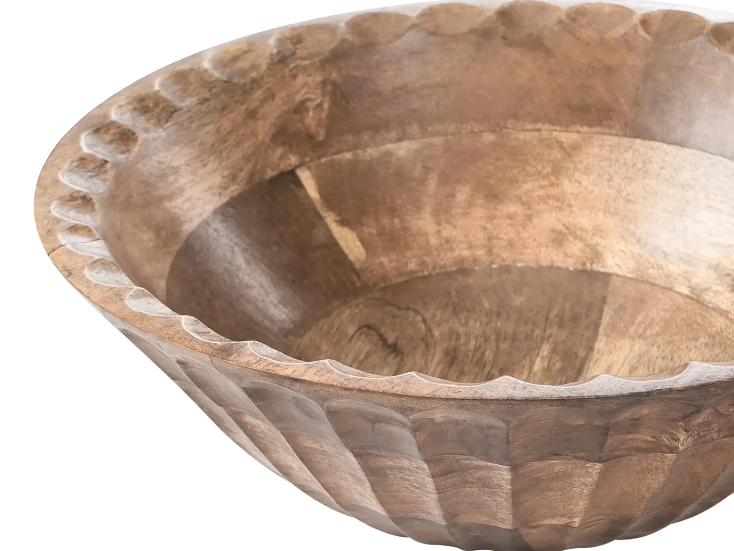 Set di 2 ciotole decorative SOHAG Legno di mango Marrone