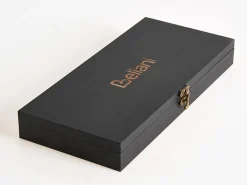 Set di 3 coltelli Acciaio Damasco KASHIWA Nero