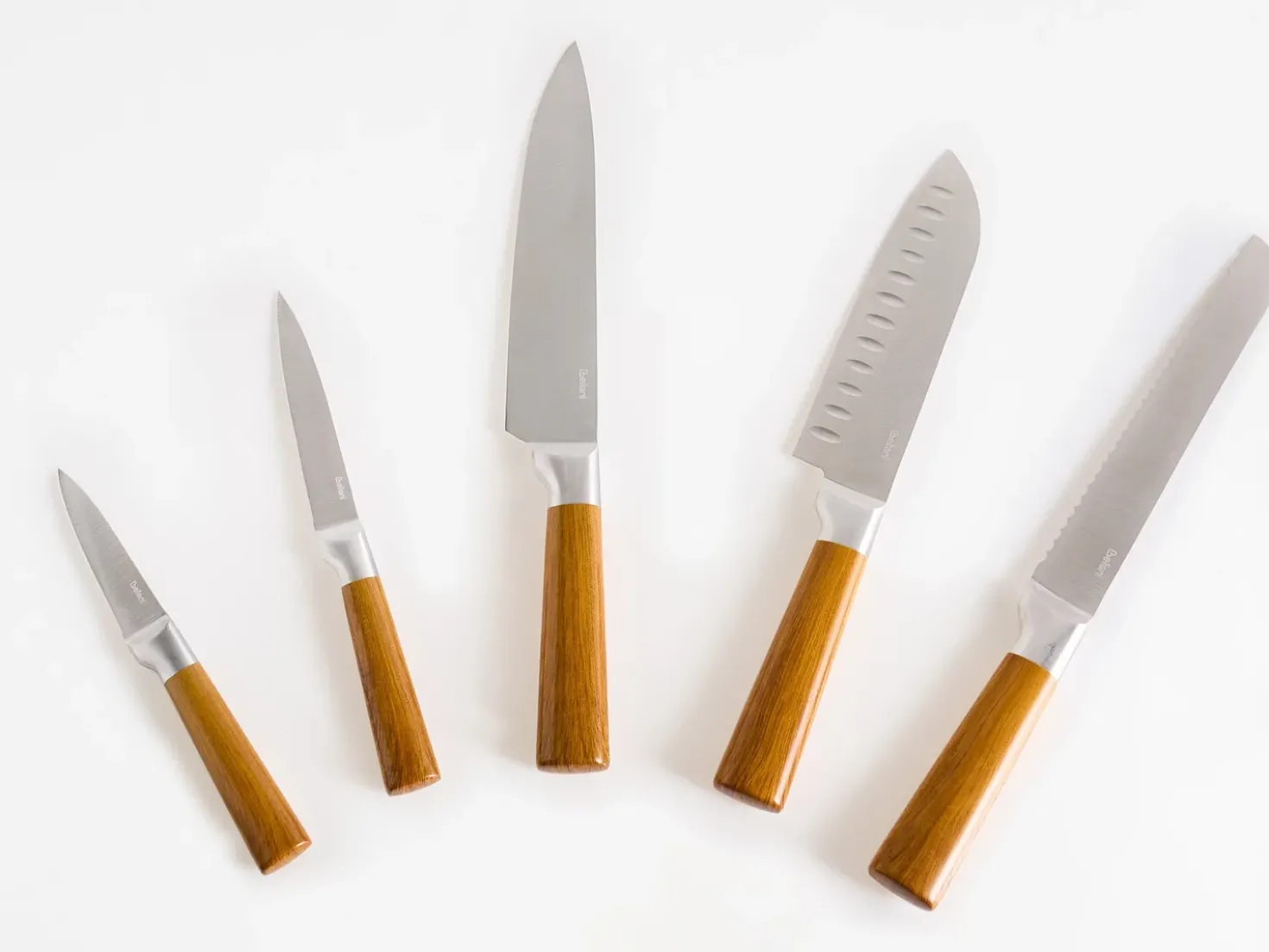 Set di 5 coltelli con ceppo TOCHIGI Marrone
