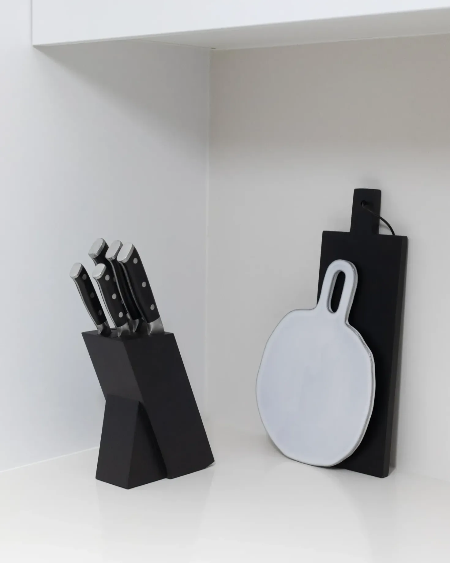 Set di 5 coltelli con ceppo IKEDA Nero