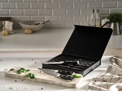 Set di 6 coltelli da bistecca TOYAMA Nero