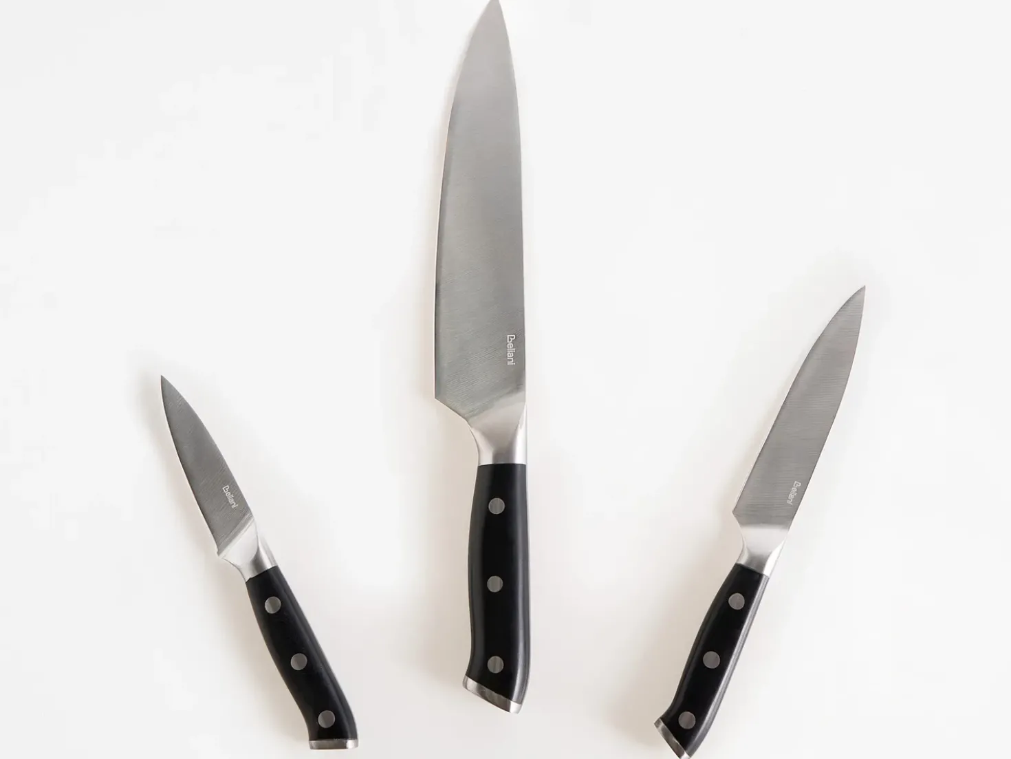 Set di 3 coltelli IKEDA Nero