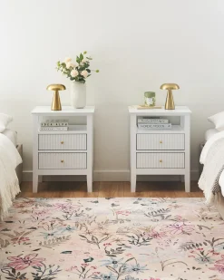 Set di 2 comodini ASSISI Bianco