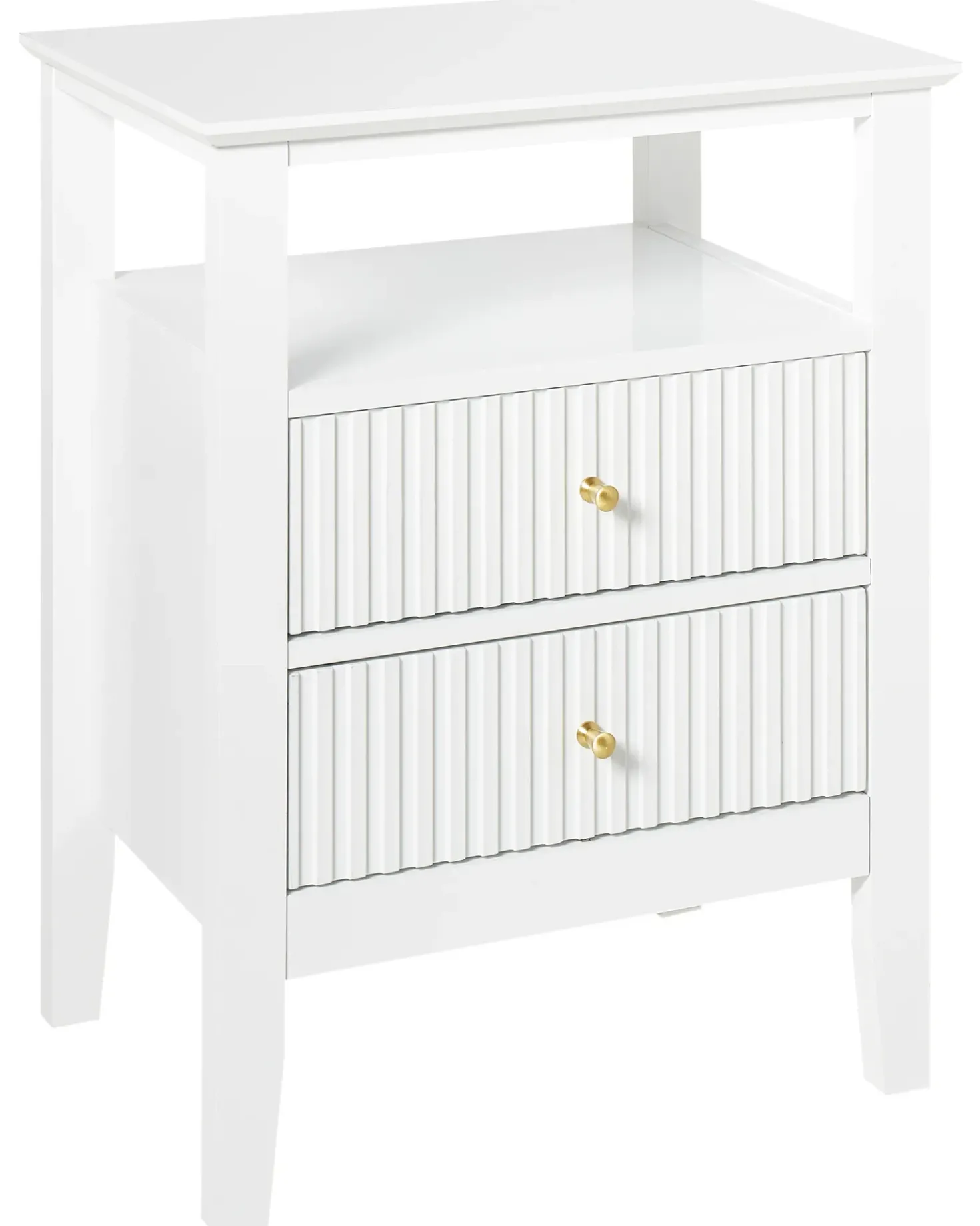 Set di 2 comodini ASSISI Bianco