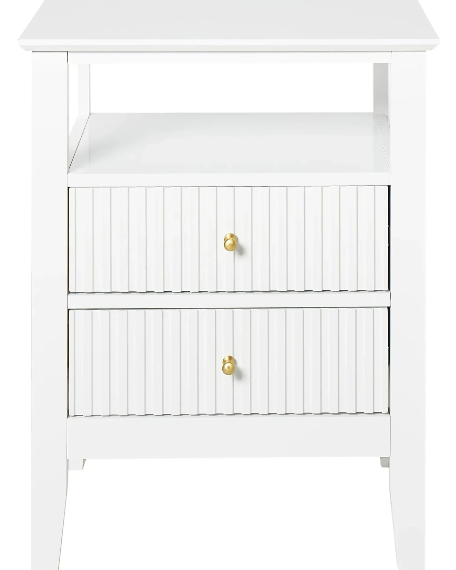 Set di 2 comodini ASSISI Bianco