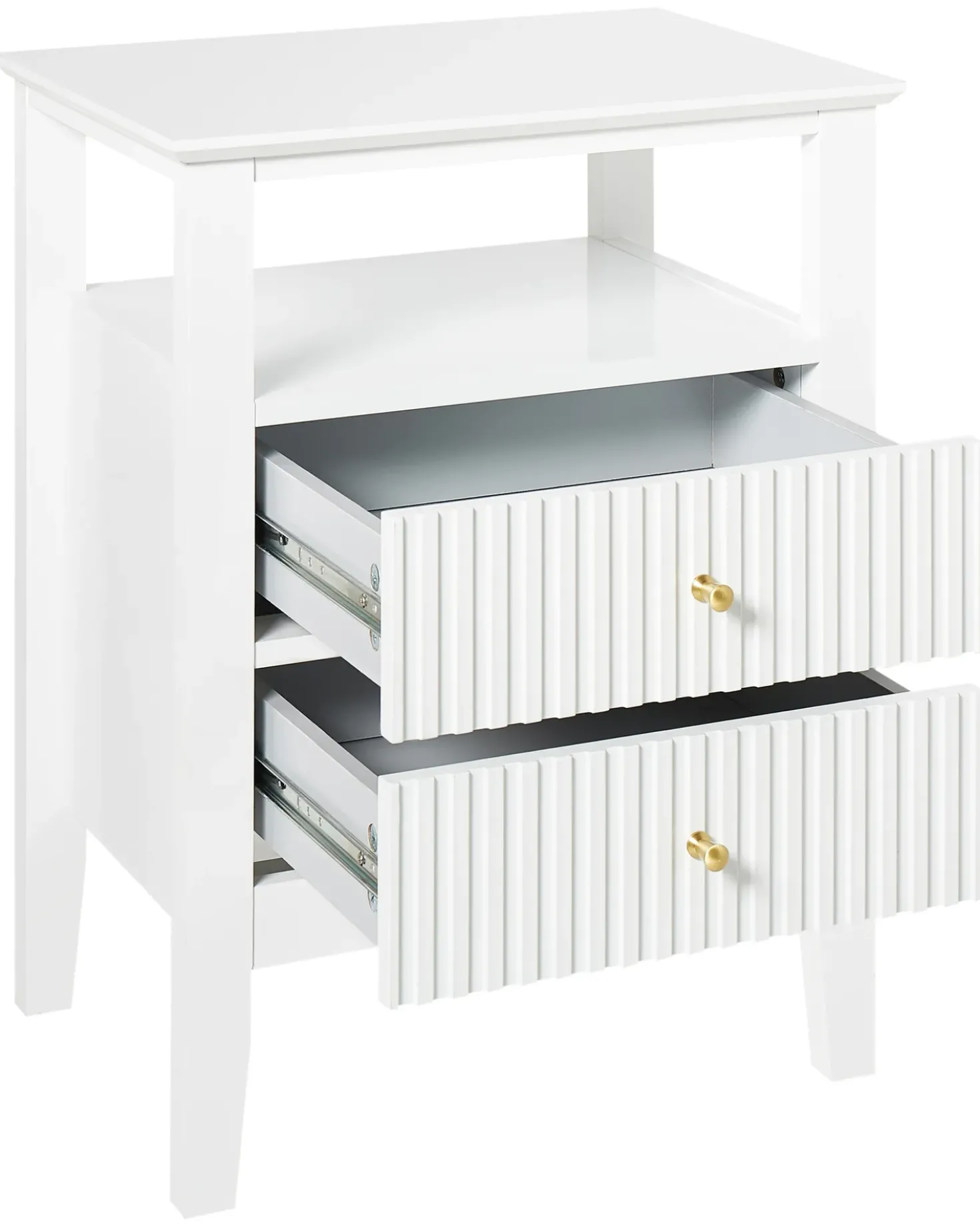 Set di 2 comodini ASSISI Bianco