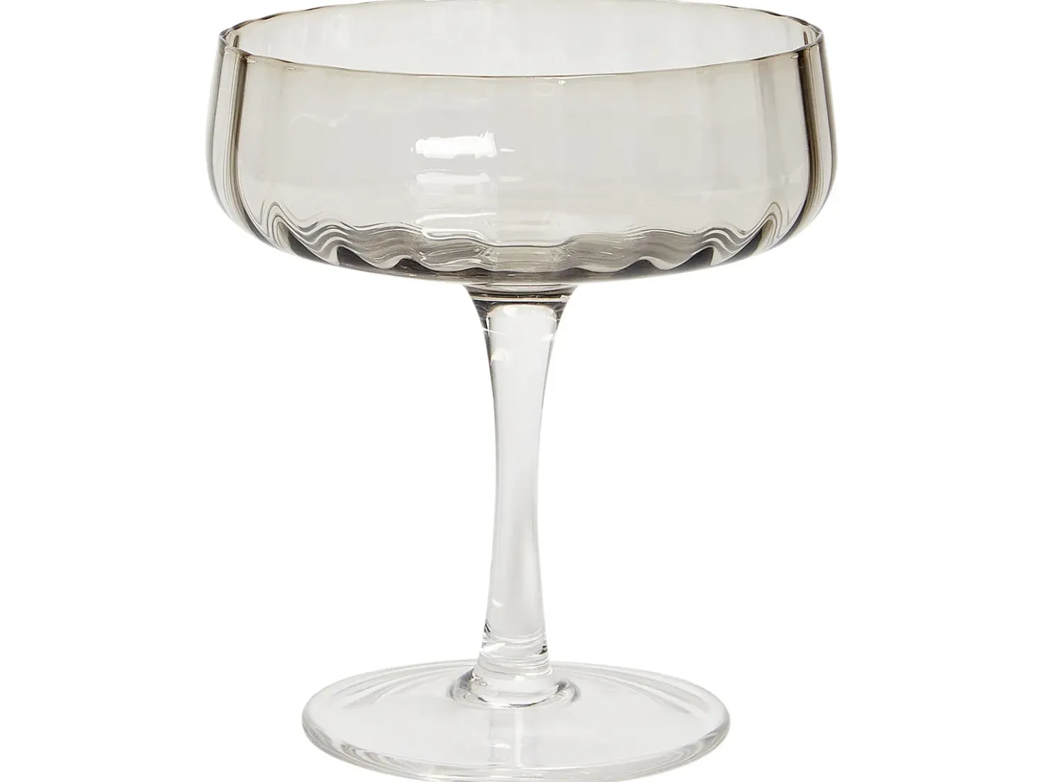 Set di 4 coppe da champagne QUARTZ 170 ml Grigio