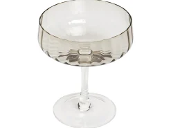 Set di 4 coppe da champagne QUARTZ 170 ml Grigio