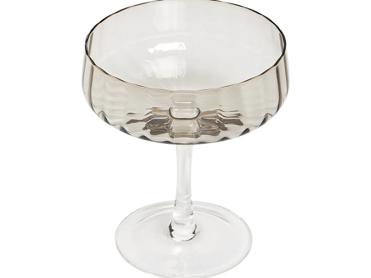 Set di 4 coppe da champagne QUARTZ 170 ml Grigio