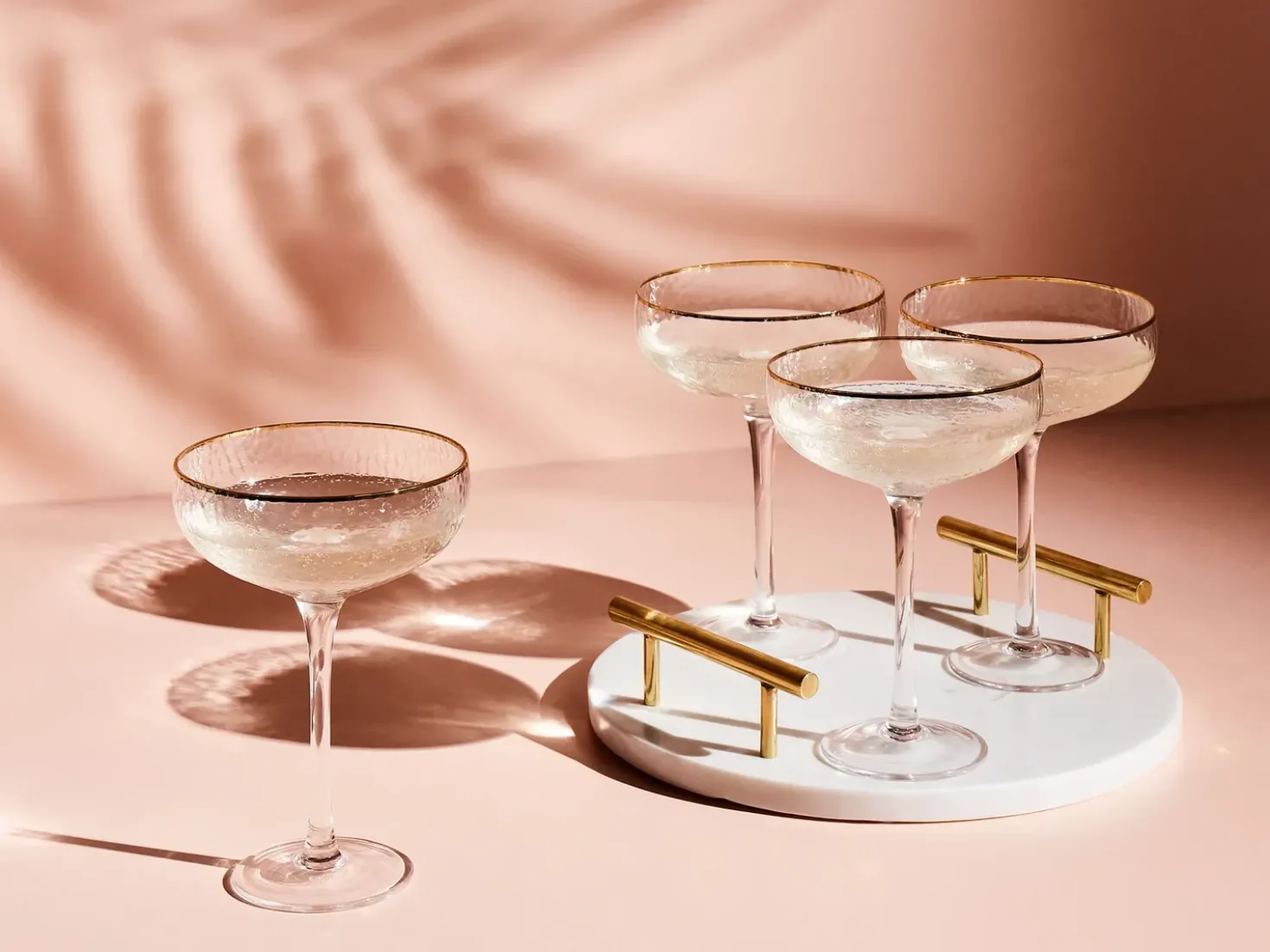 Set di 4 coppe da champagne TOPAZ 450 ml Trasparente