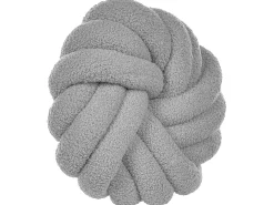 Set di 2 cuscini AKOLA Bouclé 31 x 31 cm Grigio Tinta unita