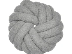 Set di 2 cuscini AKOLA Bouclé 31 x 31 cm Grigio Tinta unita
