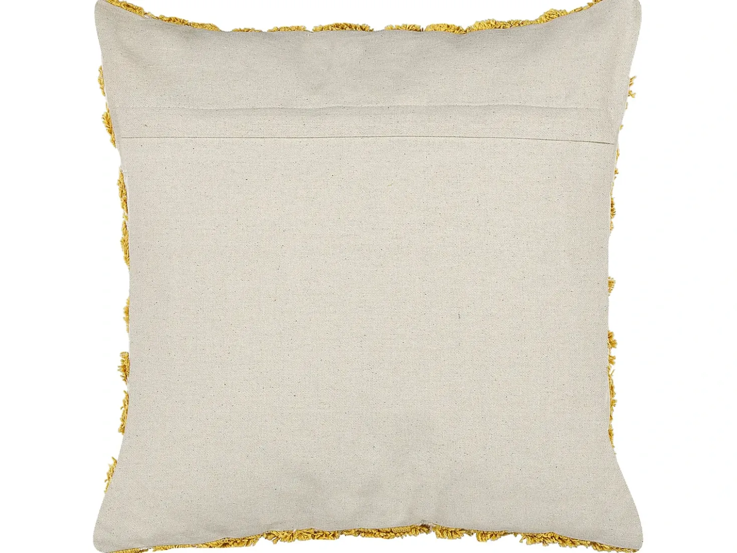 Set di 2 cuscini ALCEA Cotone 45 x 45 cm Giallo Trama geometrica