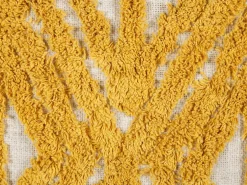 Set di 2 cuscini ALCEA Cotone 45 x 45 cm Giallo Trama geometrica