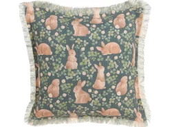 Set di 2 cuscini ALSTROEMERIA Cotone 45 x 45 cm Verde Trama animale
