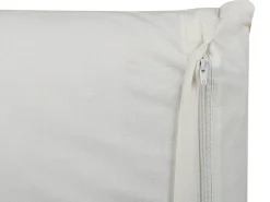 Set di 2 cuscini AMARA Cotone 45 x 45 cm Giallo Trama floreale