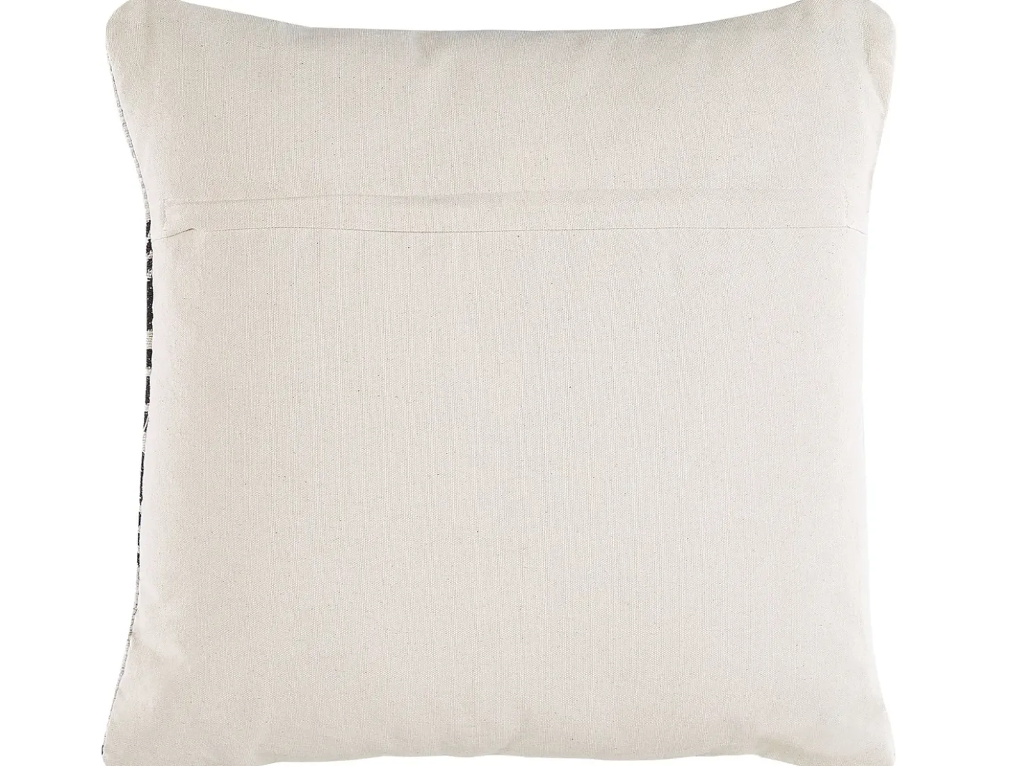 Set di 2 cuscini ANDIRIN Cotone 45 x 45 cm Nero Trama geometrica