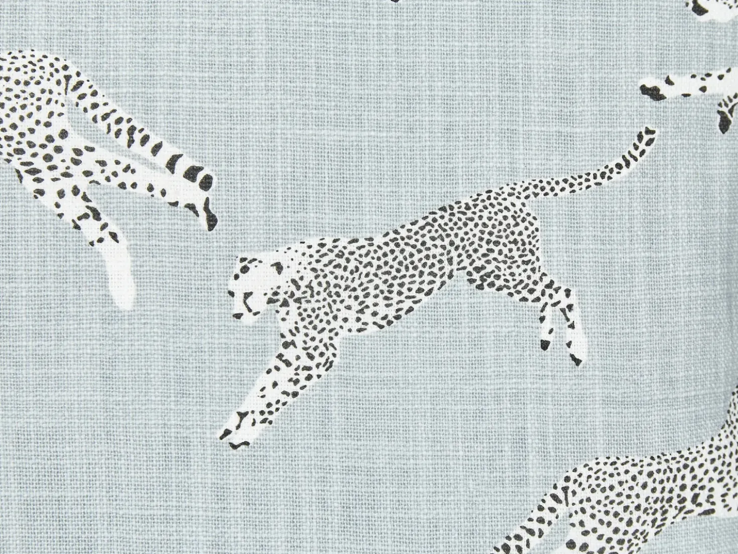 Set di 2 cuscini ARALES Cotone 45 x 45 cm Grigio chiaro Trama animale