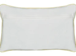 Set di 2 cuscini ARALES Cotone 30 x 50 cm Grigio chiaro Trama animale
