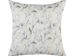 Set di 2 cuscini ARBOR 45 x 45 cm Beige Trama floreale