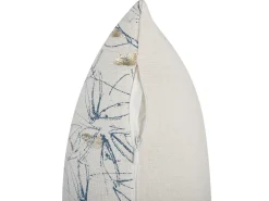 Set di 2 cuscini ARBOR 45 x 45 cm Beige Trama floreale