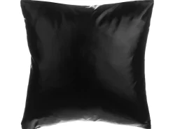 Set di 2 cuscini ASTER 45 x 45 cm Nero Tinta unita